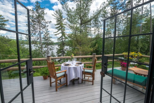 Look Out guest room view at The Point