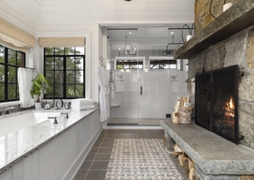 Lookout Guest Room bathroom at The Point Resort